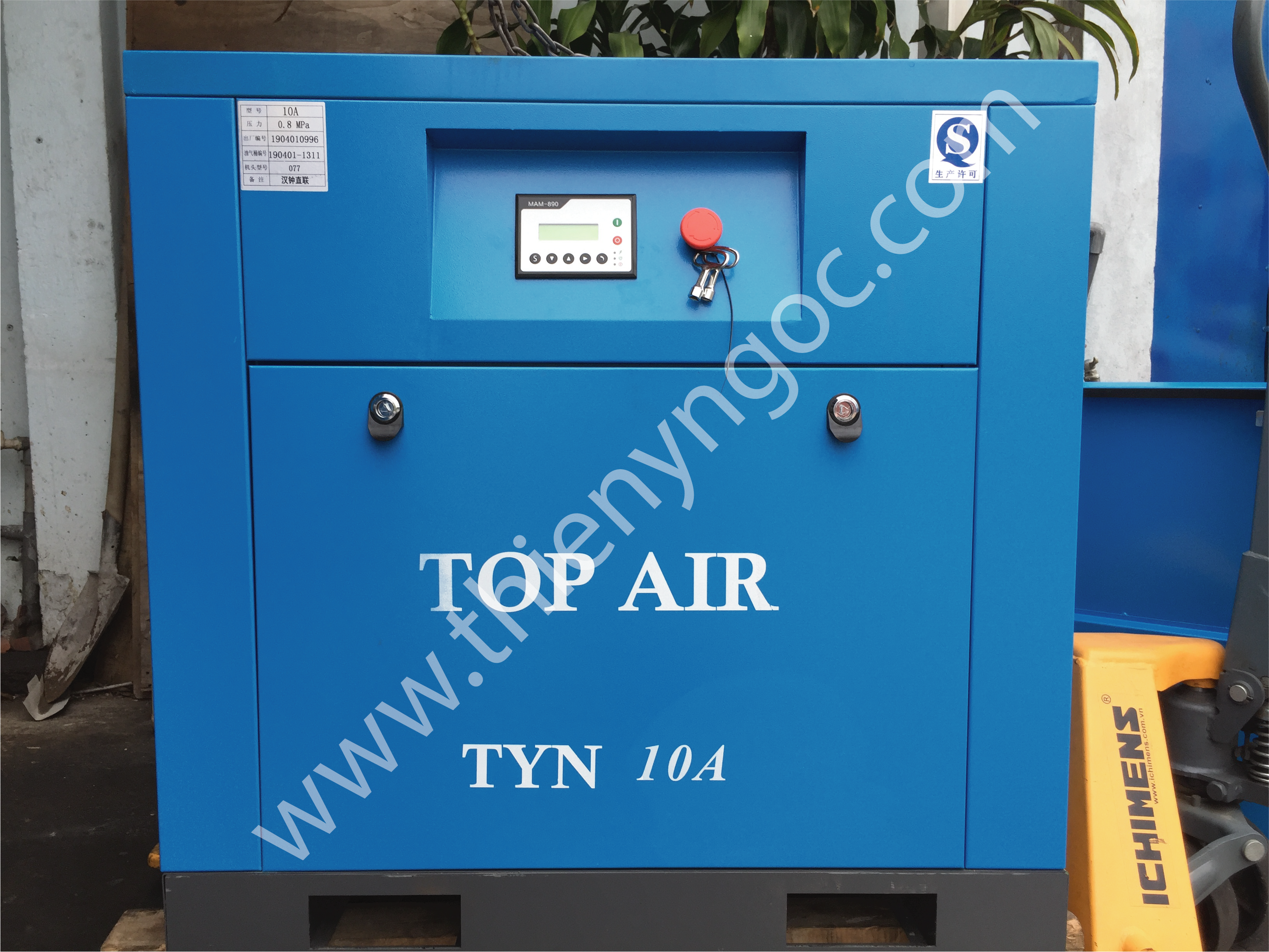 Máy Nén Khí Trục Vít Top Air 10Hp